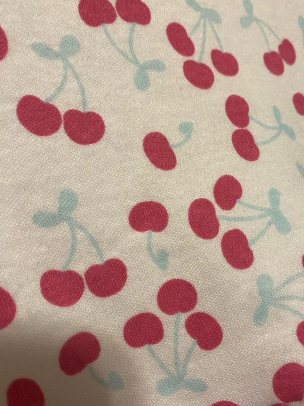 Hudson Baby Dress with Pink Cherry Print and Light Blue Accents NEW size 24 mth - Picture 3 of 4